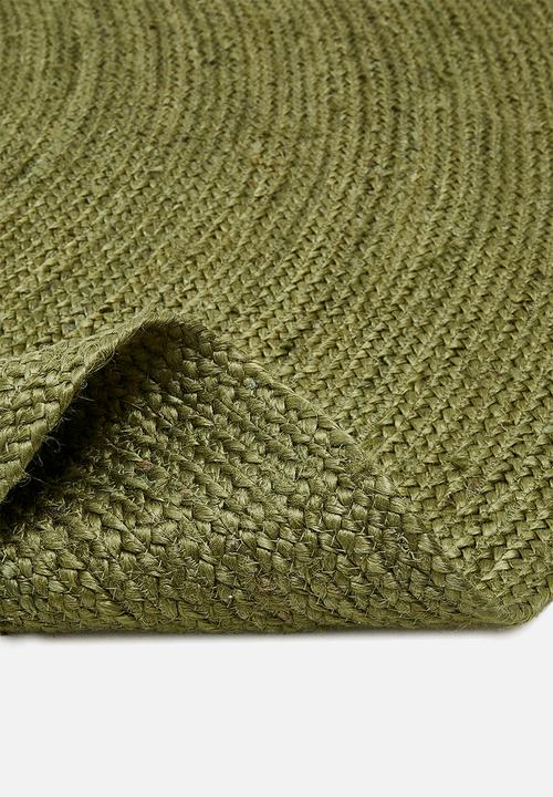 Sixth Floor - Jute Braided Rug - Olive
