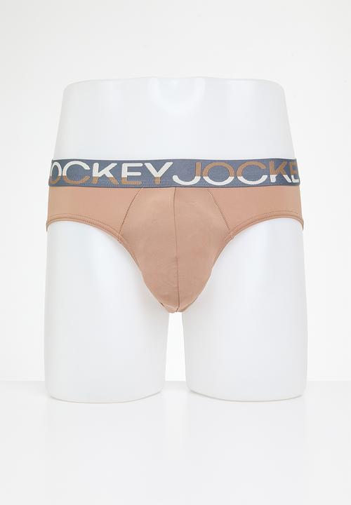Jockey - Quick-dry nylon stretch - almond