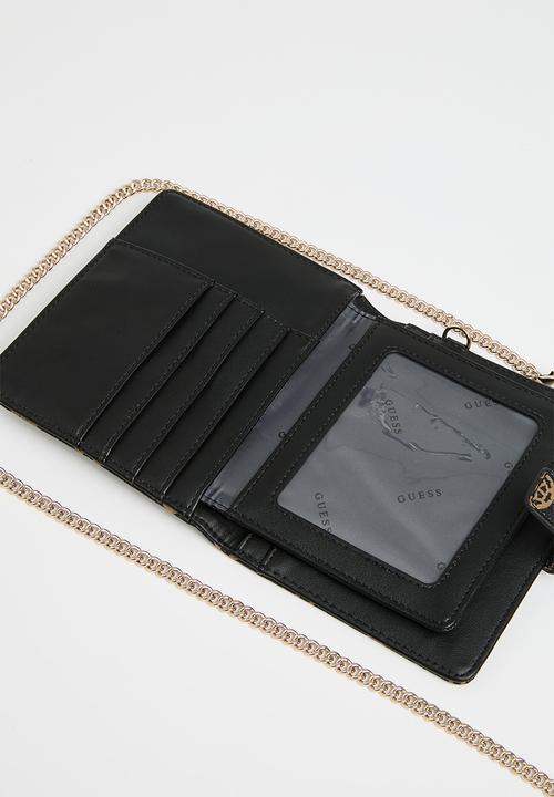 GUESS - Wilder passport holder - brown 