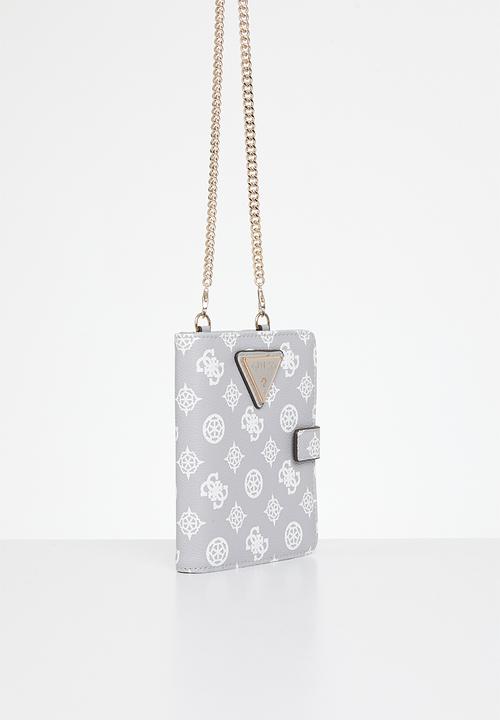 GUESS - Wilder passport holder - lavender grey 