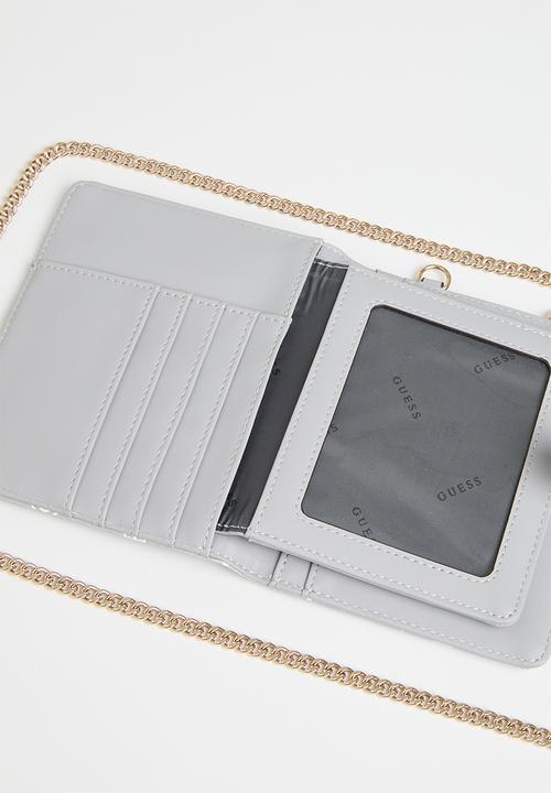 GUESS - Wilder passport holder - lavender grey 