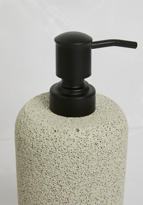 Sixth Floor - Textured Soap Dispenser - Stone