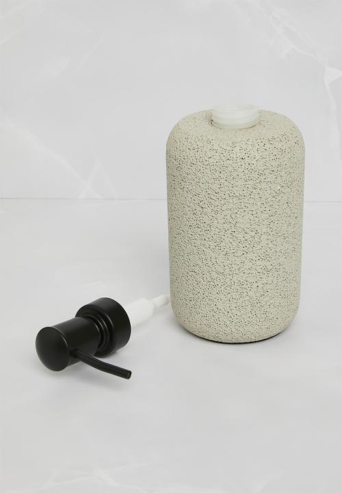 Sixth Floor - Textured Soap Dispenser - Stone