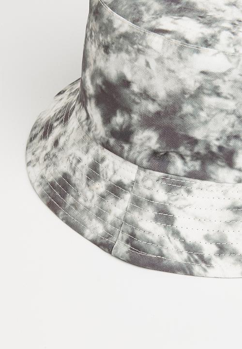 Pop Candy - Tie dye bucke hat - black & white