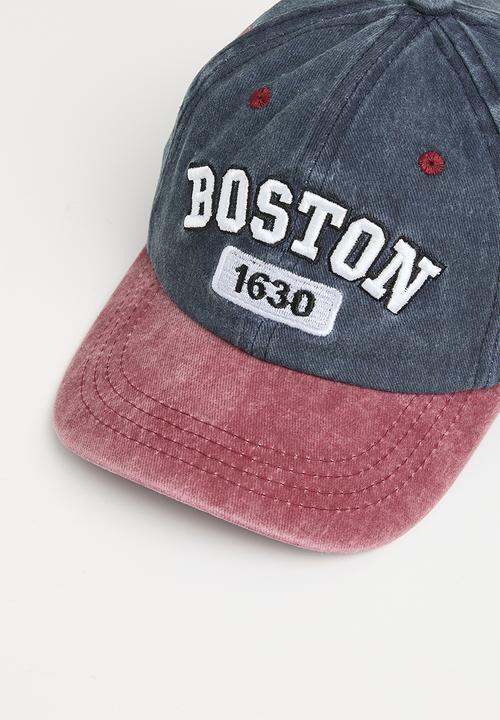 Pop Candy - Boston cap - red & blue
