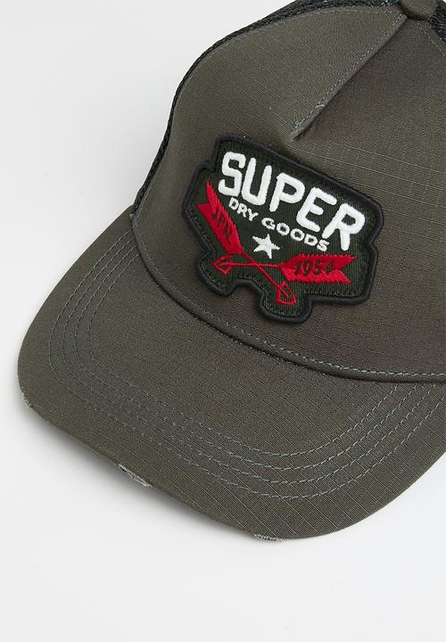 Superdry. - Dirt road trucker cap - grey