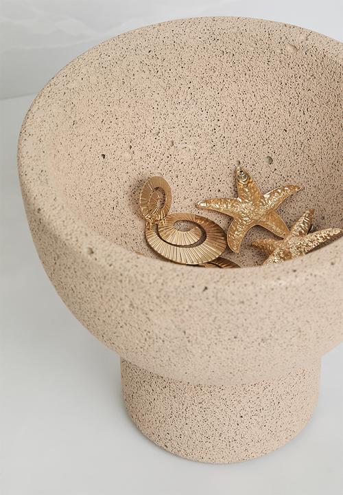Sixth Floor - Textured Decorative Bowl - Blush 