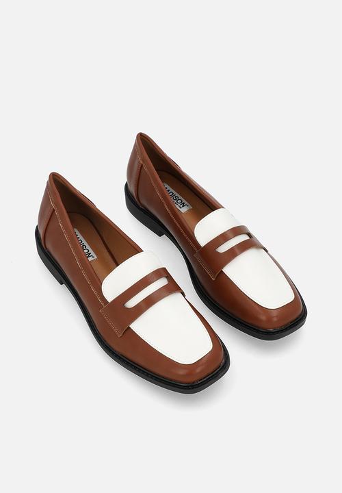 Madison® - Pippa 2 loafer - tan/white