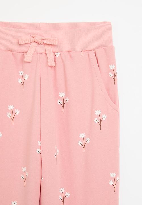 Pop Candy - Printed jogger - dusty pink