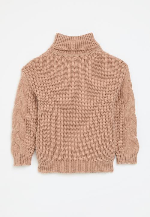 Pop Candy - Polo neck - beige
