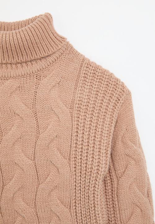 Pop Candy - Polo neck - beige