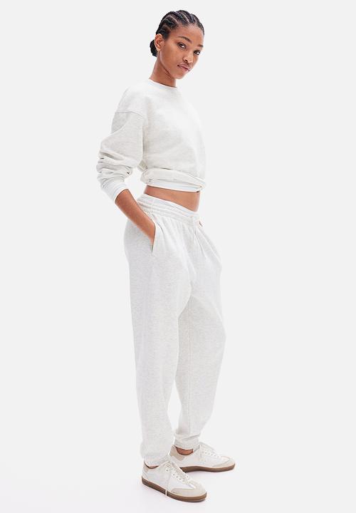 H&M - High-waisted joggers - grey