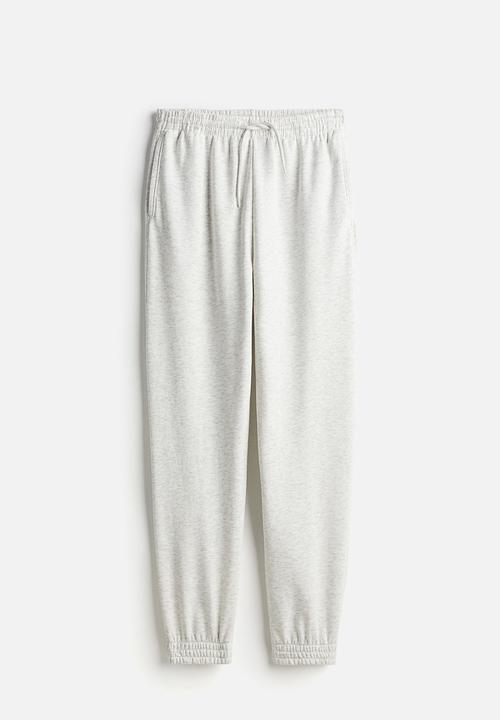 H&M - High-waisted joggers - grey