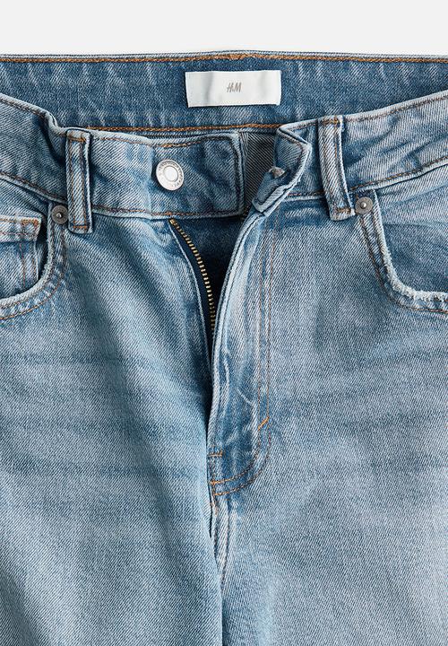 H&M - Wide high jeans - light denim blue