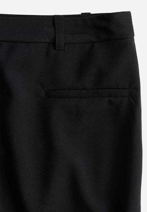 H&M - Tailored mini skirt - black