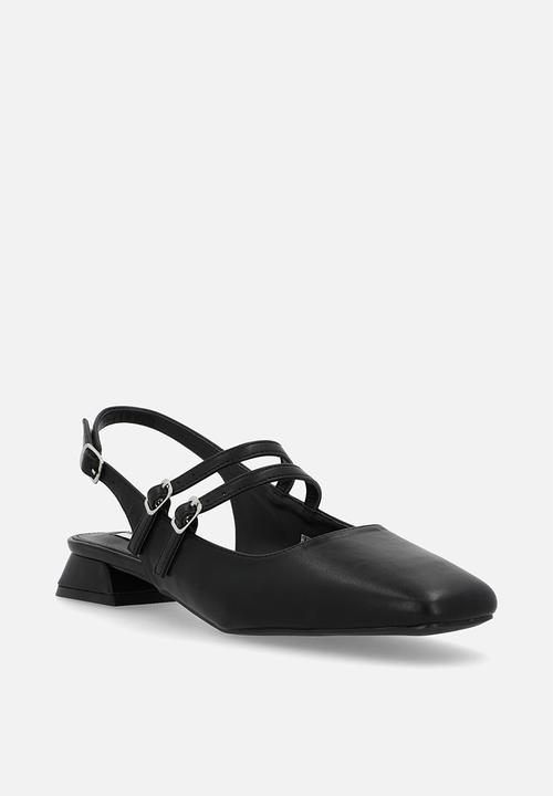 Madison® - Paisley slingback - black