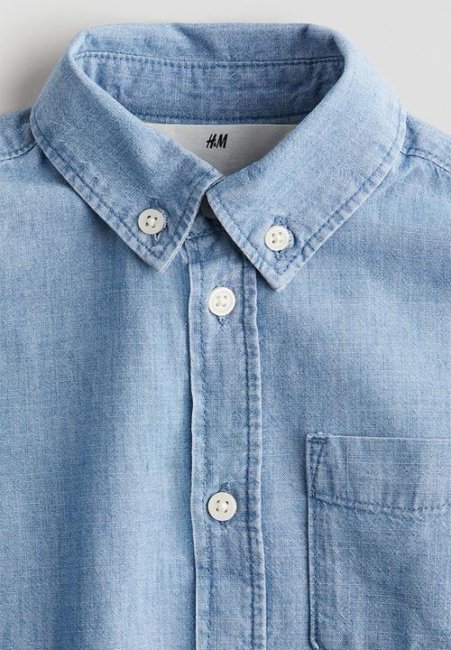H&M - Denim shirt - light denim blue