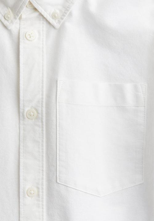 H&M - Button-down cotton shirt - white