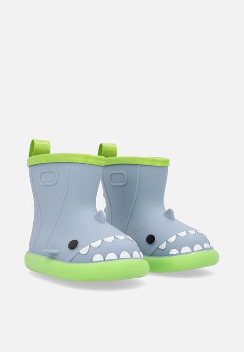 Pop Candy - Rain boots - green & blue