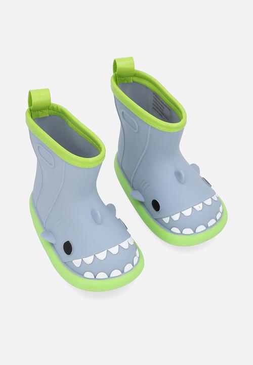 Pop Candy - Rain boots - green & blue