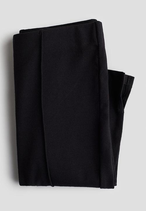 H&M - Jersey capri leggings - black