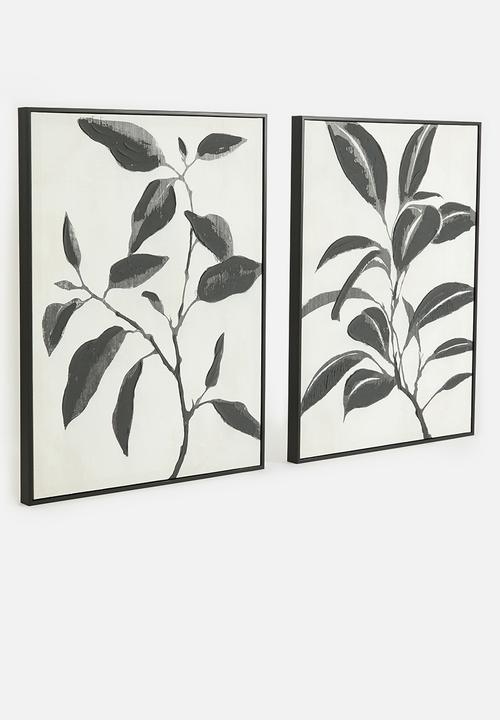 Sixth Floor - Lela Textured Wall Art Set of 2