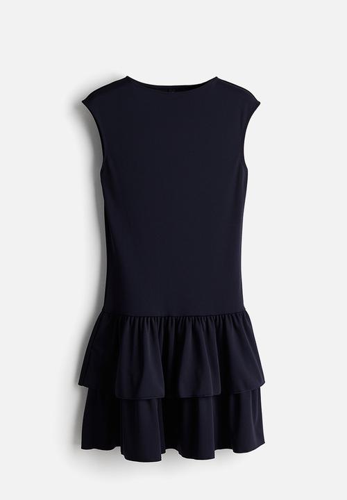 eyelet flare dress White Eyelet Lace One Shoulder Dress - Mini Dress main image 0
