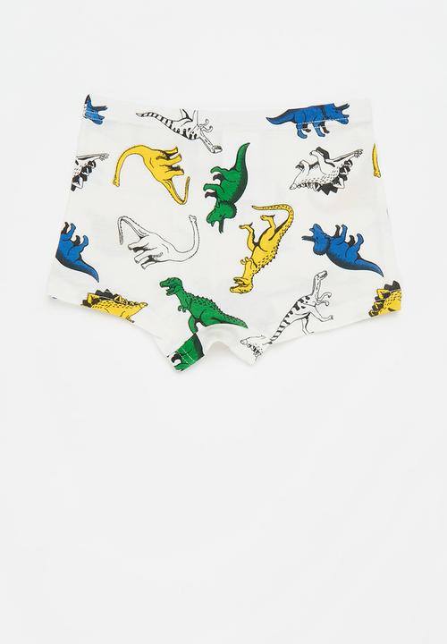 Pop Candy - 3 Pack dino print briefs - multi
