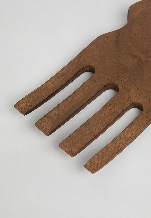 Sixth Floor - Sula sald forks set of 2 -  Natural