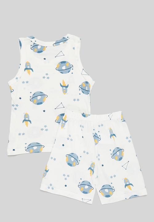 Pop Candy - Printed pj set  - white