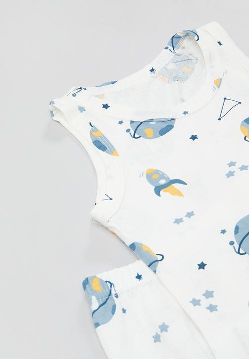 Pop Candy - Printed pj set  - white