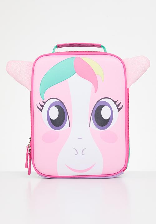 Unicorn lunch bag - pink
