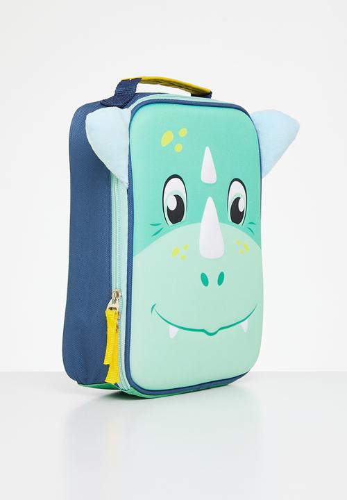 Excellent Houseware - Dino lunch bag - blue