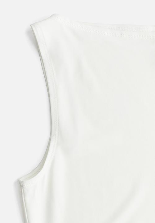 H&M - Boat-neck vest top - white