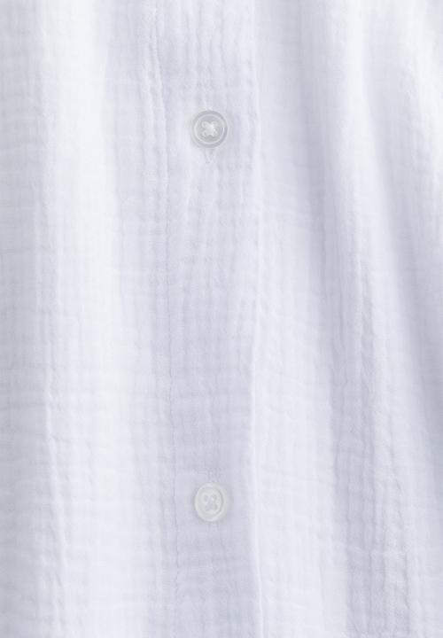 H&M - Muslin beach shirt - white