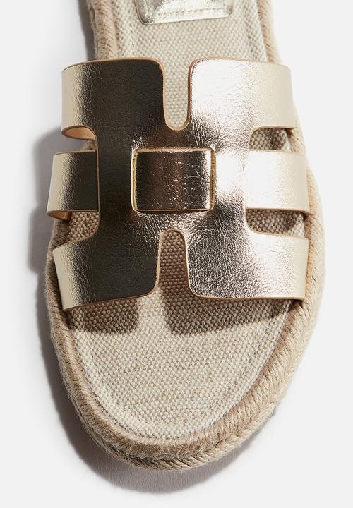 H&M - Espadrille sandals - gold