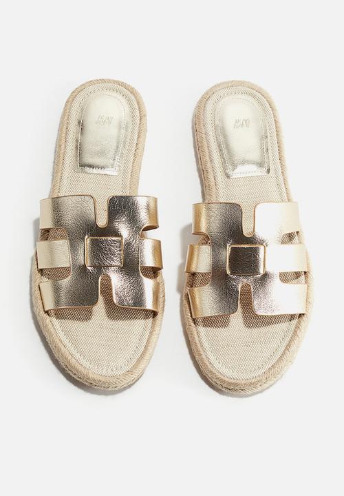 H&M - Espadrille sandals - gold