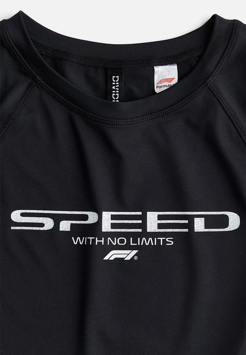 H&M - Printed t-shirt - black speed with no limits