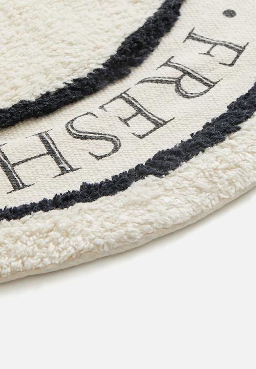 H&M - Tufted bath mat -  light beige 