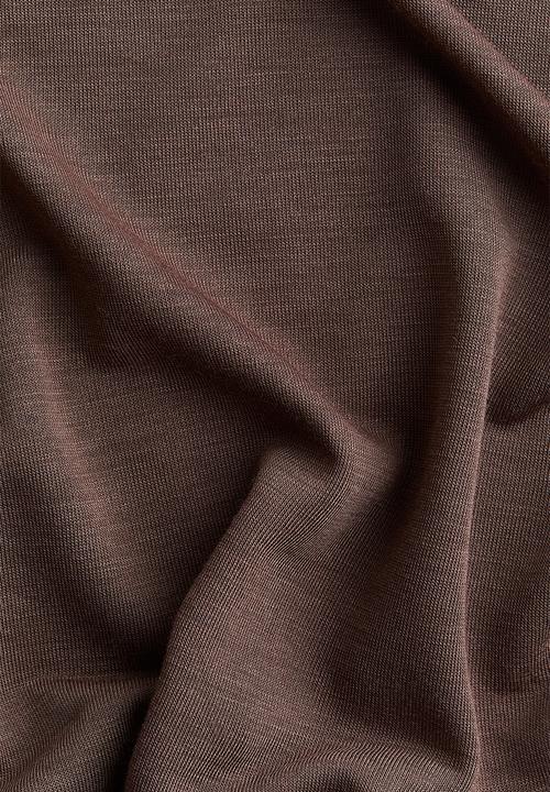 H&M - Fitted t-shirt - dark brown