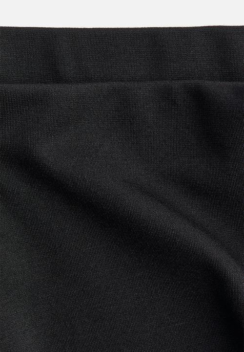H&M - Off-the-shoulder jersey top - black