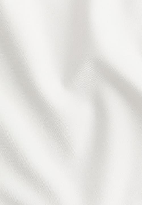H&M - Off-the-shoulder jersey top - white