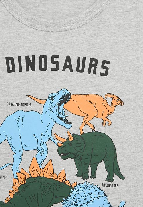 Pop Candy - Dino tee - grey