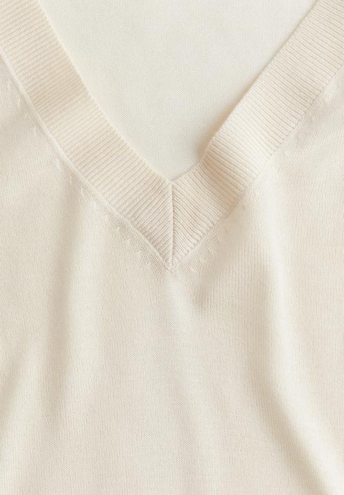 H&M - V-neck jumper - cream
