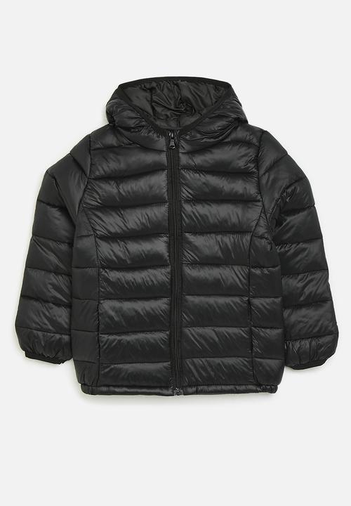 Pop Candy - Hooded puffer jacket - black