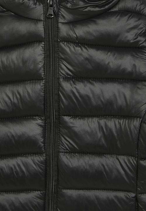 Pop Candy - Hooded puffer jacket - black