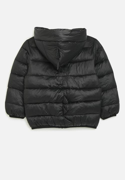 Pop Candy - Hooded puffer jacket - black