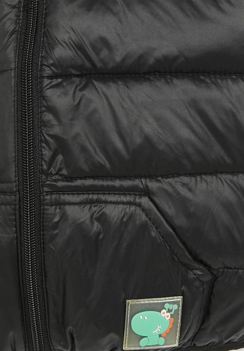 Pop Candy - Hooded puffer jacket - black