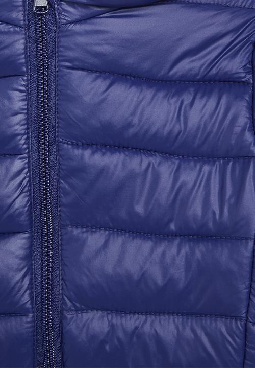 Pop Candy - Hooded puffer jacket - royal blue