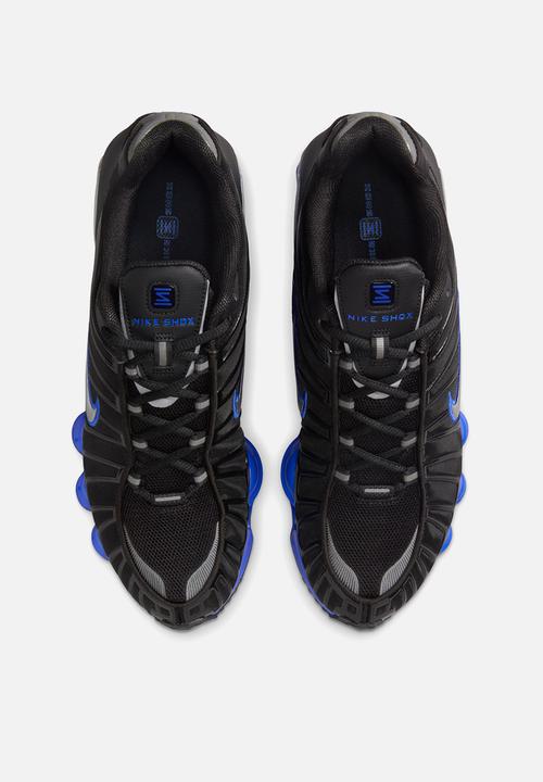 nike shox tl black blue